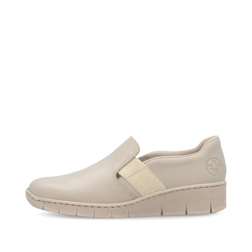 Pantofi dama, piele naturala, 53784-60, crem - Img 6
