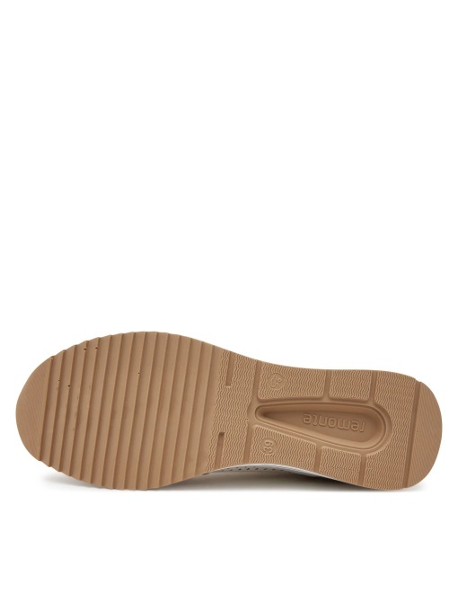 Pantofi dama sport din piele mix, Remonte D0T14-81, bej - Img 4
