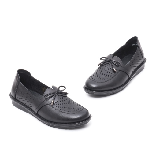 Pantofi de vara, piele naturala, 8OWB40009A 01-N, negru - Img 2