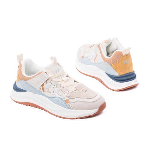 Pantofi sport bărbătești GRYXX, 7FBKY26005-1B PDPD 97-Z din piele naturala, bej - Img 3