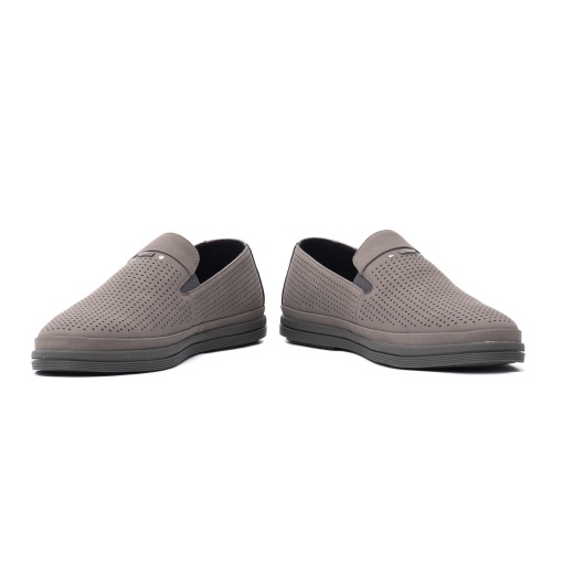 Pantofi vara bărbătești Otter J2J260015D 14-N din piele naturala, gri - Img 5