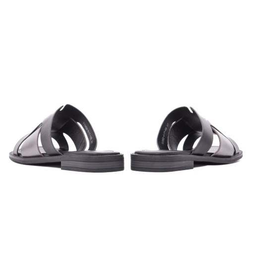 Papuci dama din piele naturala, Gryxx W1V1352-G17-6B 01-N, negru - Img 6