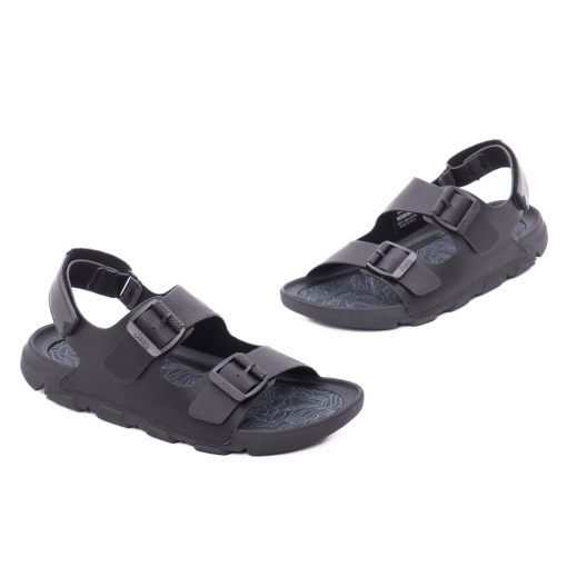 Sandale barbati din piele naturala, JEEP, DAYTONA SANDAL JM61121A 062 BLACK, negru - Img 2
