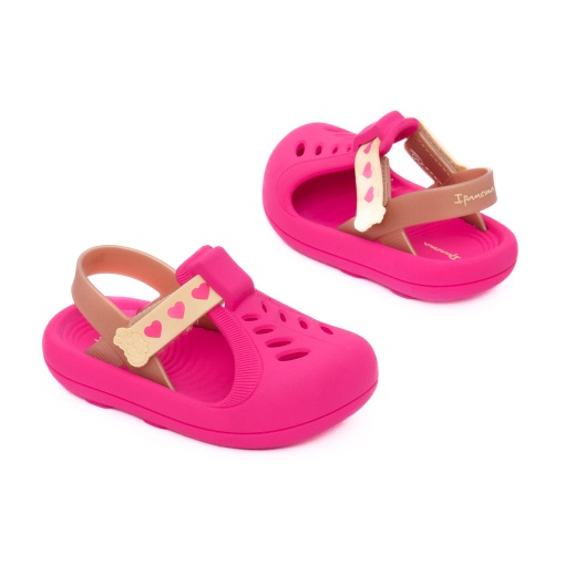 Sandale copii din cauciuc, Ipanema, 9B83689-BE102 10-K, roz multicolor - Img 3