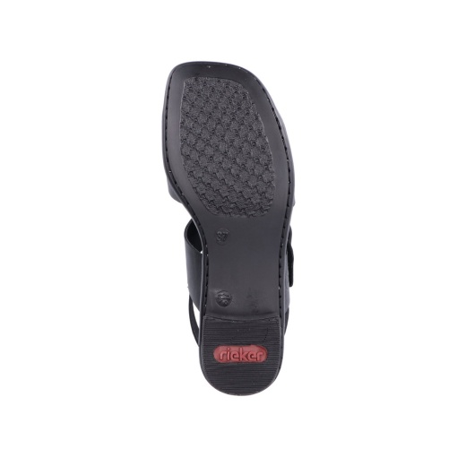 Sandale dama casual, piele naturala, 62663-01, negru - Img 3