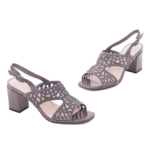 Sandale dama din piele naturala intoarsa, Epica JIJI60051C 14-I, gri - Img 2