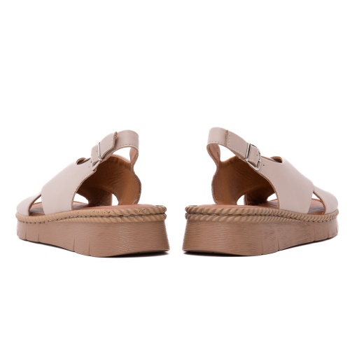 Sandale dama din piele naturala, PASS Collection, 7IKL60020A C5-N, roze - Img 6