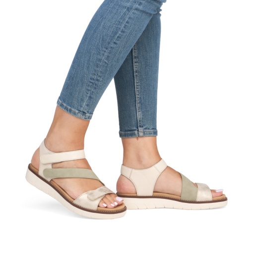 Sandale damă Remonte D2050-62 bej – piele naturală &amp; talpă confortabilă - Img 2
