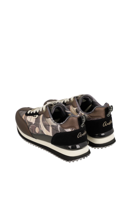 Sneakers damă din piele Anekke New York 43308-685 Black - Img 6