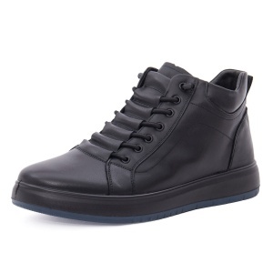 Ghete barbati din piele naturala, Otter 1Z590008A 01-N, negru