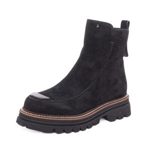 Ghete dama din piele intoarsa, Epica 3A629-M1161B-S10 01-I, negru