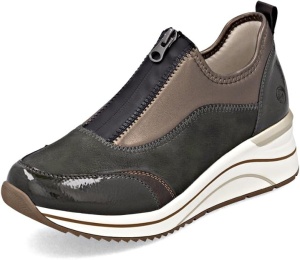 Pantofi dama din material sintetic, Remonte, D0T08-54, verde inchis
