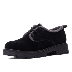 Pantofi dama din piele intoarsa, Karisma J8J870012A 01-I, negru