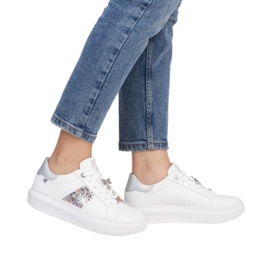 Pantofi dama, piele naturala, W1202-83, alb