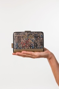 Portofel damă mediu RFID Blossom Anekke 43719-902, multicolor