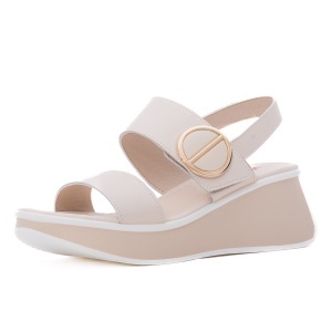 Sandale dama din piele naturala, PASS Collection 97DN80004B 52-N, crem