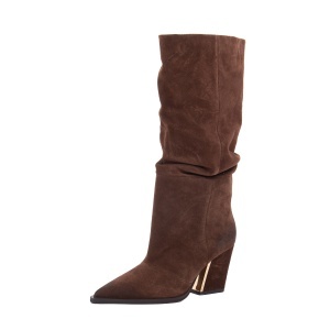 Cizme dama din piele naturala intoarsa, Alma En Pena I260755 CROSTA BRUSH CAMEL, camel