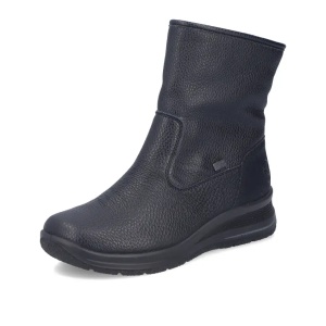 Cizme scurte dama Rieker L7760-00, negru