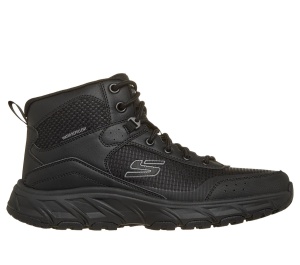 Ghete trekking bărbați Skechers Hillcrest 2.0 - Woodrock Peak 237804 BBK, negru