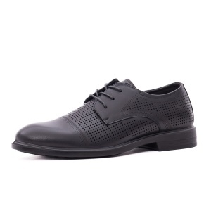 Pantofi barbati din piele naturala, Otter 28Z580015A 01-N, negru