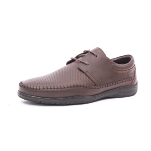 Pantofi bărbați Otter OTA 11 C4-N din piele naturală perforată, maro
