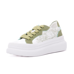 Pantofi dama PASS Collection, 2USL60008C J9-Z din piele naturala, alb