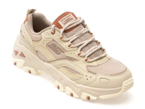 Pantofi sport damă Skechers D'Lites Hiker 180134-TPMT bej | Talpă Goodyear®