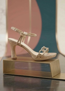 Sandale damă de gală, Menbur AM72600 ORO, auriu