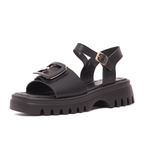 Sandale dama din piele naturala, Gryxx, W1V1129-D16-1A, negru