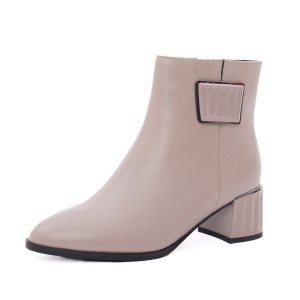 Botine dama din piele naturala, Epica 1K390004A 03-N, bej