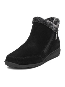 Botine dama Rieker 47256-00 din piele intoarsa