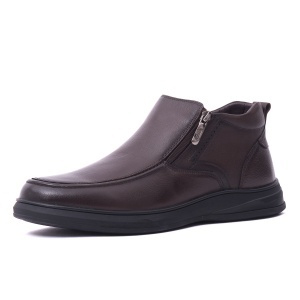 Ghete barbati din piele naturala, Otter, L1L170007B 02-N, maro