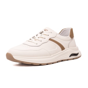 Pantofi barbati casual, piele naturala, V2V260001B-13, alb