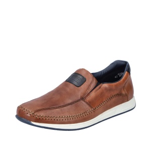 Pantofi barbati din piele naturala, 11962-25, coniac