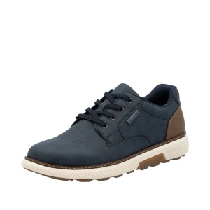 Pantofi batbati casual din material sintetic, Rieker B3317-14, beumarin