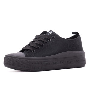 Pantofi dama sport din piele ecologica, Lee Cooper OBUWIE LCW-26-44-4484L, negru