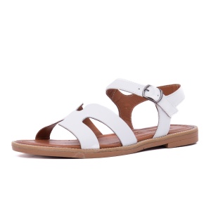 Sandale dama din piele naturala, Dogati, 018 10997 SEYAZ, alb