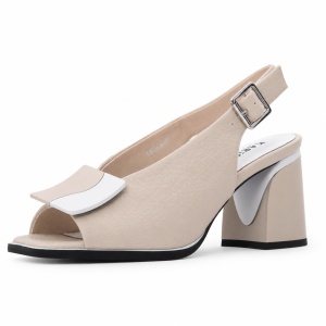 Sandale dama din piele naturala, Karisma 7QXS80004A 52-N, crem