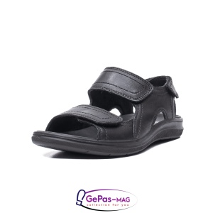 Sandale de barbat, piele naturala, IC702730 Negru