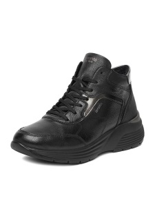 Botine dama din piele naturala, Remonte, D6683-03, negru