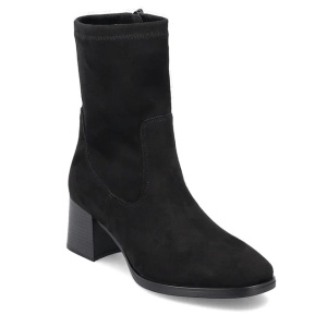 Botine elegante, D0V70-01, negru