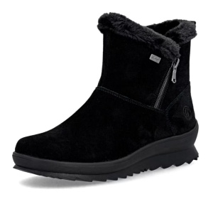 Botine Remonte din Piele Naturală cu Blăniță R8486-02