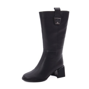 Cizme dama din piele naturala, Epica 3B357-A826-YP1499B 01-N, negru