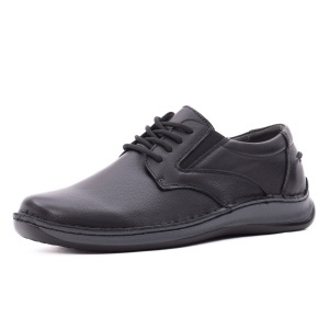 Pantofi barbati casual din piele naturala, Otter 85DT80007A 01-N, negru