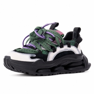 Pantofi dama sport din piele intoarsa PASS Collection 3OLY80003A 15-I, multicolor