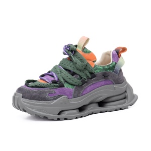 Pantofi dama sport, piele naturala nabuc, 1LY60012B 15-2, multicolor