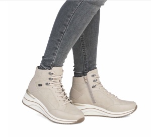 Botine dama casual din piele naturala, Remonte, D0T79-62