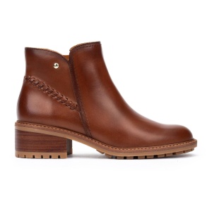 Botine dama din piele naturala, Pikolinos, MEDINA W0D W0D-8871, maro