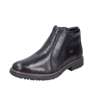 Ghete barbati, piele naturala, 33160-00, negru