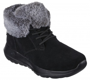 Ghete dama, piele naturala, ON-THE-GO 144042 BKGY, negru